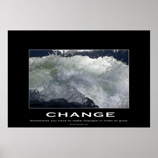 Affiche motivationnelle des vagues (Devant)