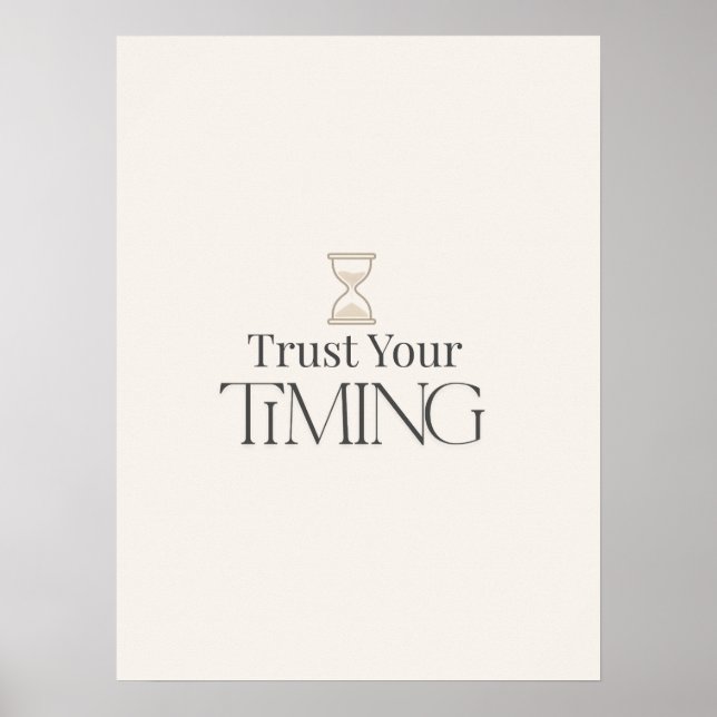 Affiche Motivationnelle Minimaliste – Art Mural Es (Devant)
