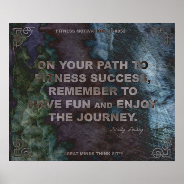 Affiche motivationnelle pour la condition physique (Devant)