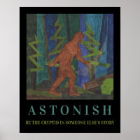Affiche motivationnelle Sasquatch