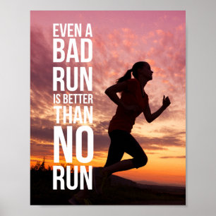 Affiche motiver citer blanche typographie fille