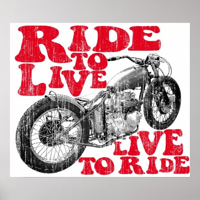 Affiche Moto (Devant)