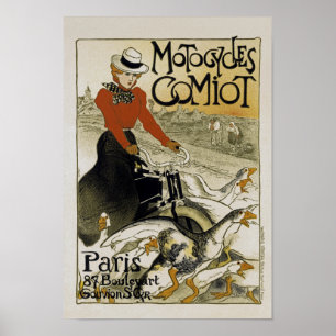 Affiche Moto Comiot