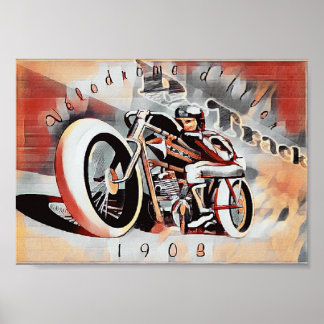 AFFICHE MOTO DE LA PISTE FRANÇAISE