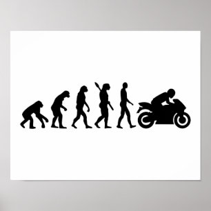 Affiche Moto d'évolution