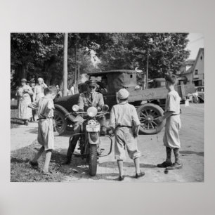 Affiche Moto Envy, 1936