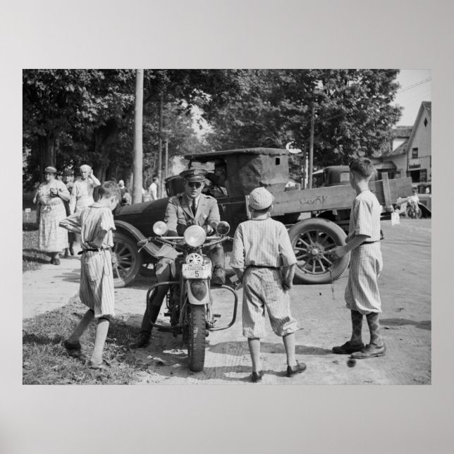 Affiche Moto Envy, 1936 (Devant)