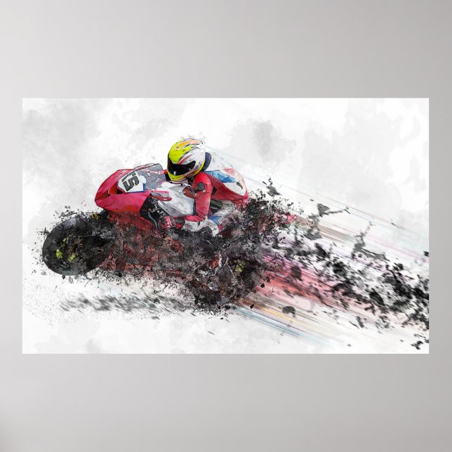 Affiche Motocross (Devant)