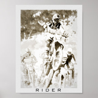 Affiche Motocross