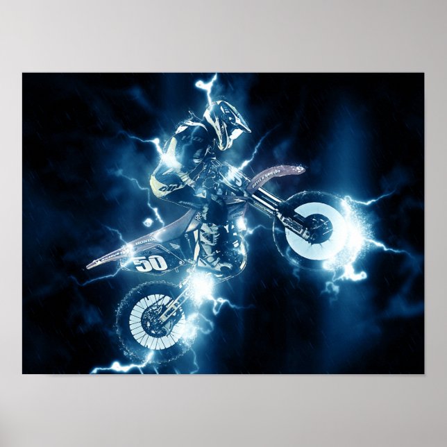 Affiche Motocross (Devant)