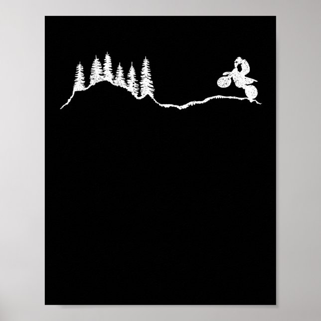 Affiche Motocross Dirt Bike Motocross Funny Enduro Motorcy (Devant)