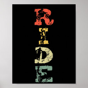 Affiche Motocross Motorcycle Rider