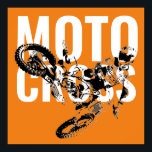 Affiche Motocross Motorcycle Sport Pop Art<br><div class="desc">Image d'art pop motocross</div>