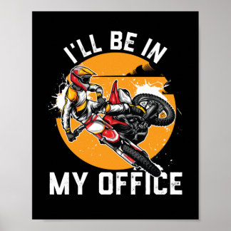 Affiche Motocross Racing Cadeau pour Homme MTX Dirt Bike