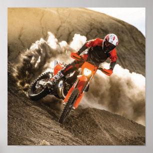 Affiche Motocross Rider