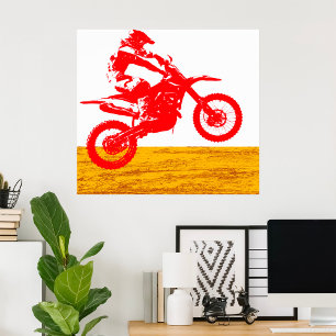 Affiche Motocross Rider