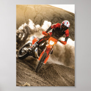 Affiche Motocross Rider