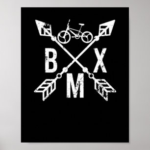 Affiche Motocross Stunt Flèche BMX Freestyle
