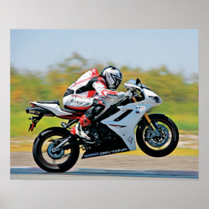 Affiche Motocyclette