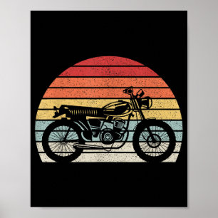 Affiche Motocyclette Rétro Vintage