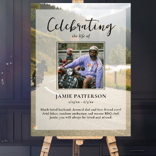 Affiche Motocycliste, Biker Célébration de la vie Photo