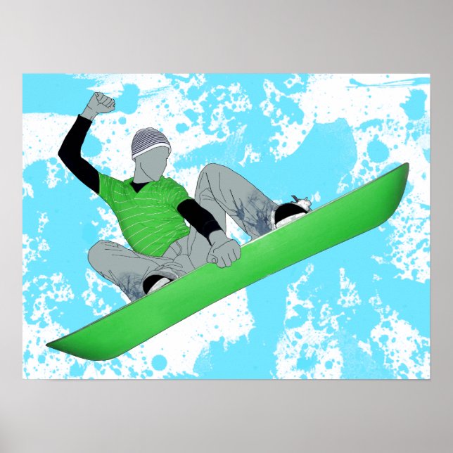 Affiche motoneige. (Devant)