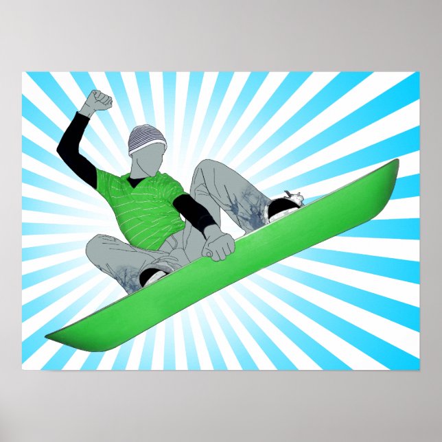 Affiche motoneige. (Devant)