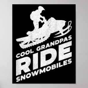 Affiche Motoneige cool Grandpas - Motoneige Motoneige ( Su