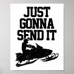 Affiche Motoneige Vient De L'Envoyer Drôle Motoneige Gif