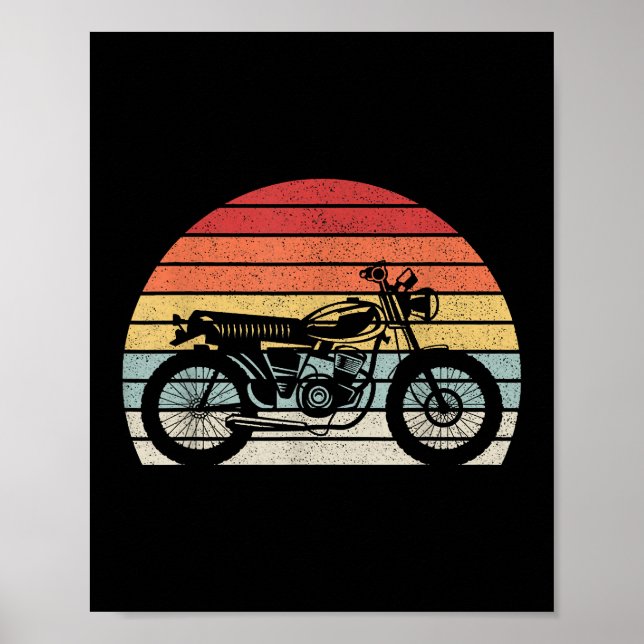 Affiche Motorcycle vintage (Devant)