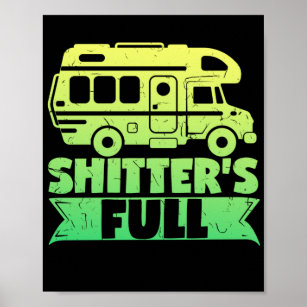Affiche Motorhome RV Camping Camper ShitterS Full