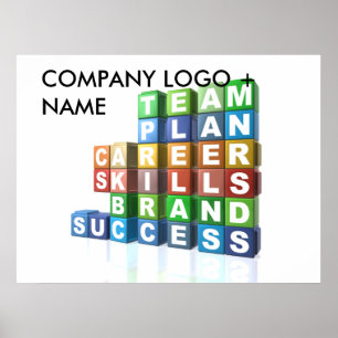 Affiche Mots à  la mode de motivation d'affaires