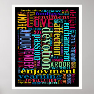 Affiche Mots d'amour #3