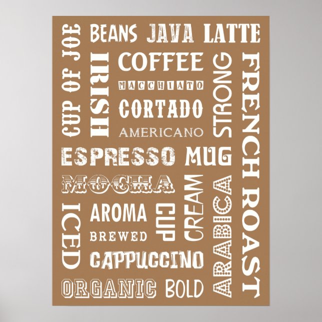 AFFICHE MOTS DE CAFÉ (Devant)