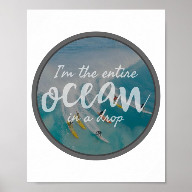 Affiche mots de motivation et d'inspiration pour l'amour d (Devant)