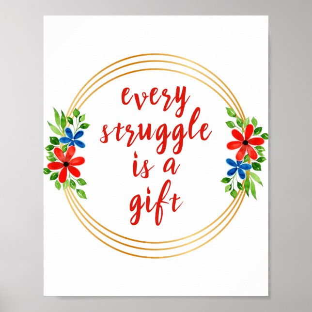 Affiche mots de motivation et d'inspiration pour le travai (Devant)