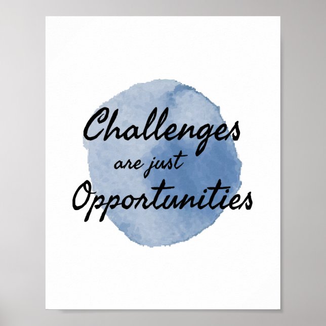 Affiche mots de motivation pour le travail et la réussite (Devant)