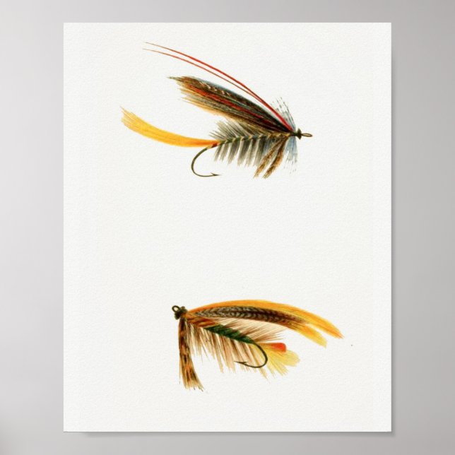 Affiche Mouches de pêche #3 (Devant)