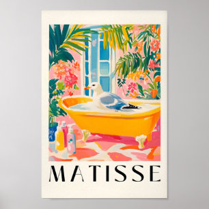 Affiche Mouette Dans La Baignoire, Amusante Salle De Bains