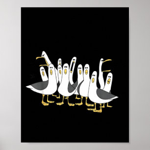 Affiche Mouette drôle maman maman vie océanique fête des m