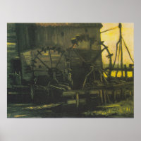 Moulin à eau en Gennep 3 | Art de style rétro