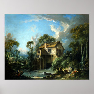 Affiche Moulin de François Boucher chez Charenton