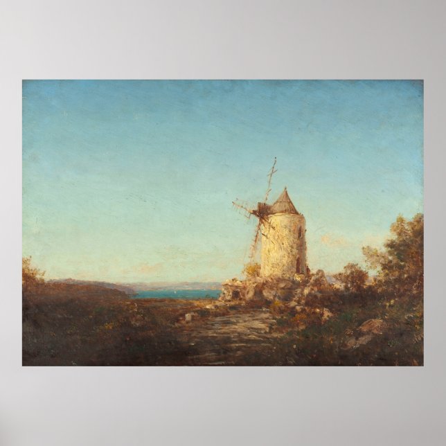 Affiche Moulin De Saint-Miter, Près De Martigues (Devant)