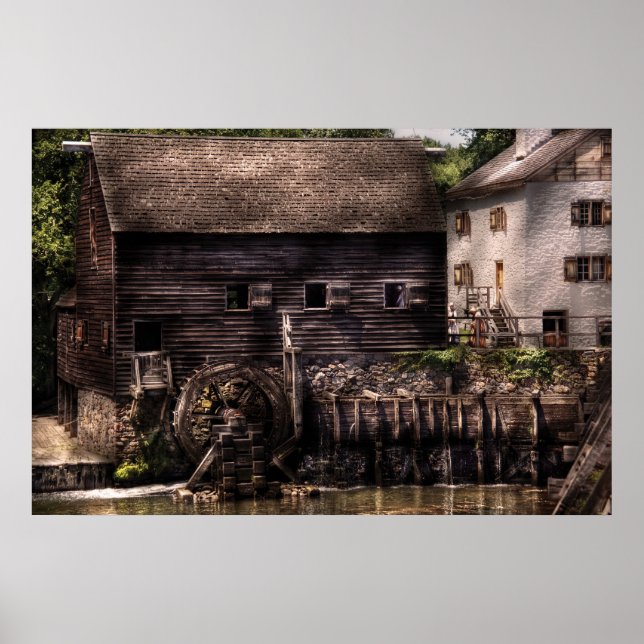 Affiche Moulin - Par le moulin (Devant)