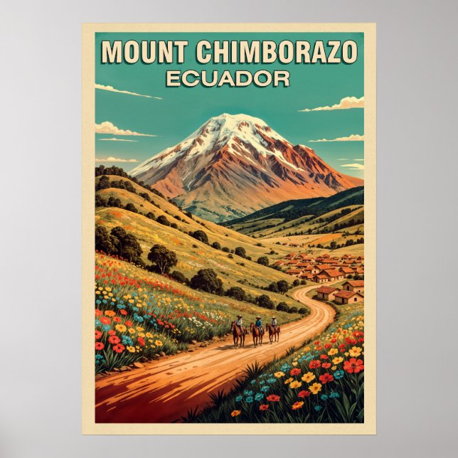 Affiche Mount Chimborazo Ecuador V03 (Devant)