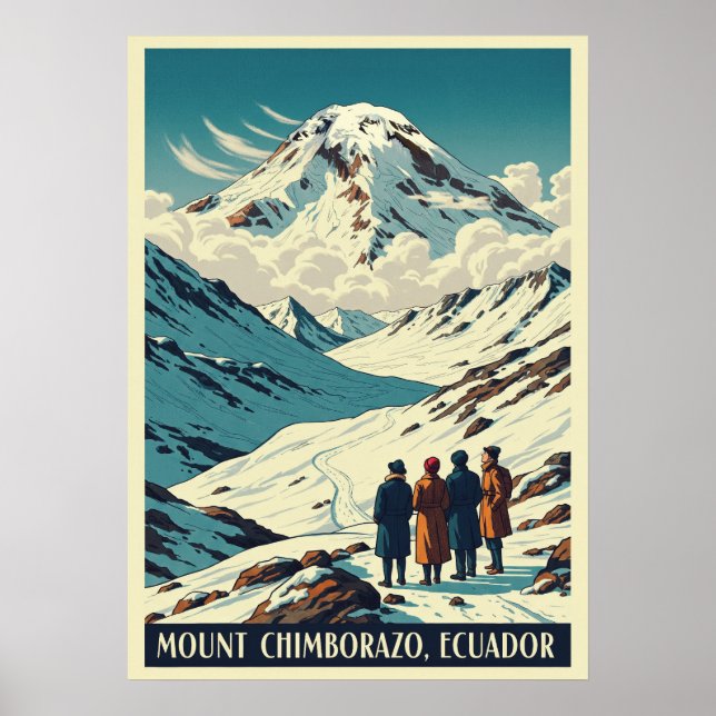 Affiche Mount Chimborazo Ecuador V05 (Devant)