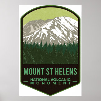 Affiche Mount Saint Helens National Volcanic Monument