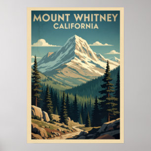 Affiche Mount Whitney California V01