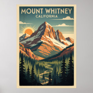 Affiche Mount Whitney California V04