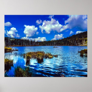 Affiche Mountain Noir Québec, Canada - Photographie de voy